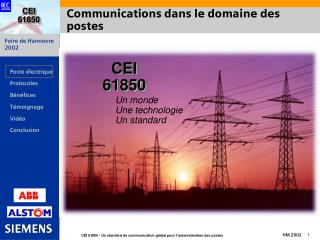 Communications dans le domaine des postes