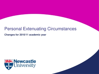 Personal Extenuating Circumstances