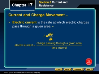 Current and Charge Movement