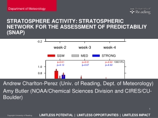 Stratosphere Activity: STRATOSPHERIC NETWORK FOR THE ASSESSMENT OF PREDICTABILIY (SNAP)