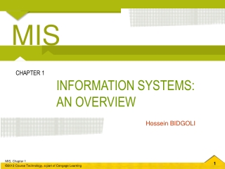 INFORMATION SYSTEMS: AN OVERVIEW