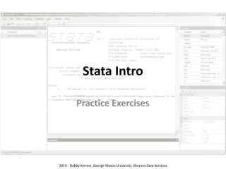 Stata Intro