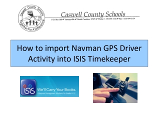 How to import Navman GPS Driver Activity into ISIS Timekeeper