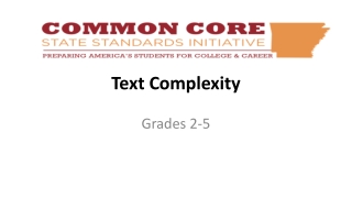 Text Complexity