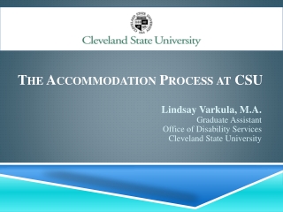 The Accommodation Process at CSU