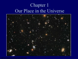 Chapter 1 Our Place in the Universe