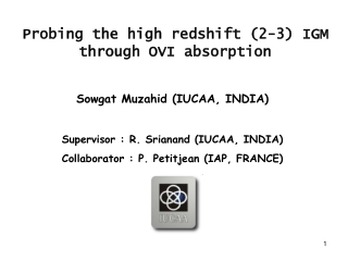 Probing the high redshift (2-3) IGM through OVI absorption
