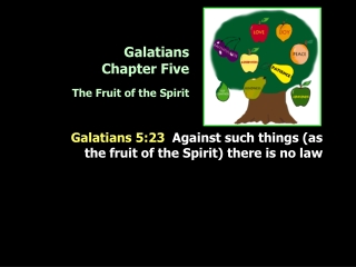 Galatians  Chapter Five The Fruit of the Spirit