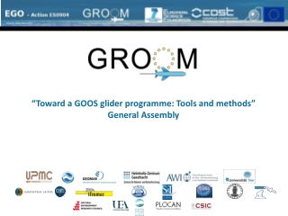 “Toward a GOOS glider programme: Tools and methods” General Assembly