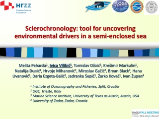 Sclerochronology : tool for uncovering environmental drivers in a semi-enclosed sea