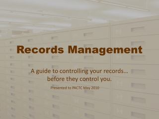 Records Management