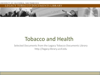 Tobacco and Health