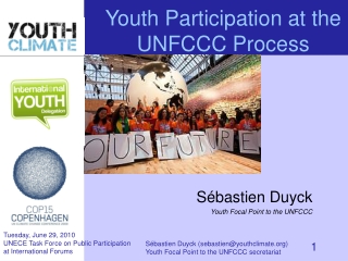 Youth Participation at the UNFCCC Process