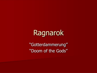 Ragnarok