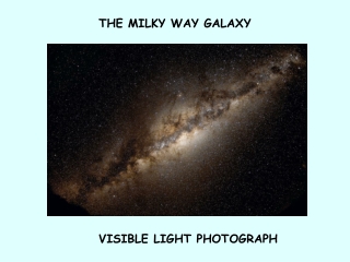 THE MILKY WAY GALAXY