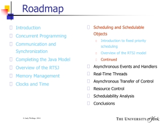 Roadmap