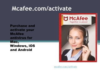 Purchase And Activate Your McAfee Antivirus For Mac