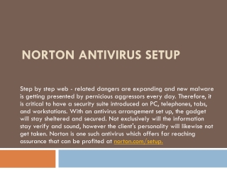 NORTON ANTIVIRUS DOWNLOAD NORTON ANTIVIRUS PRODUCT