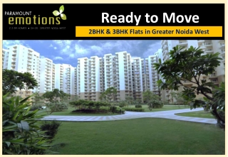 3 BHK apartments in Greater Noida West