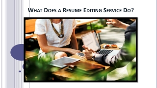 what does a resume editing service do?