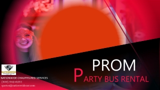 Party Bus Rental For Prom