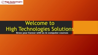 HTS is well known SAP training institute in Noida