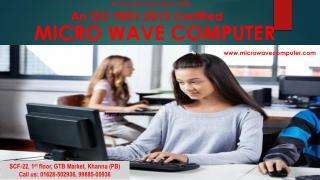 computer advaced courses in khanna