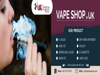 Vape shop in UK