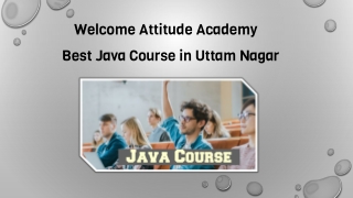Best Java Programming Course in Uttam Nagar