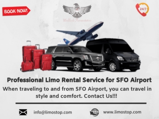 Professional Limo Rental Service for SFO Airport
