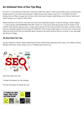 Some Ideas on Seo Strategy You Should Know