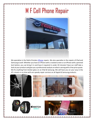 M F Cell Phone Repair