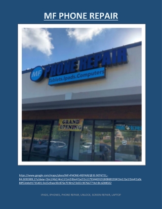 MF PHONE REPAIR
