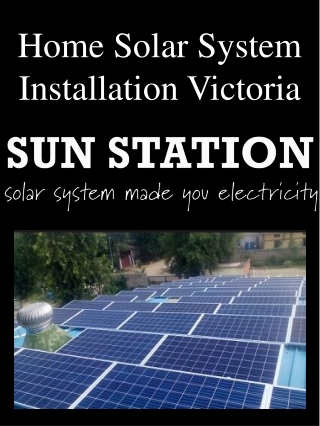 Home Solar System Installation Victoria