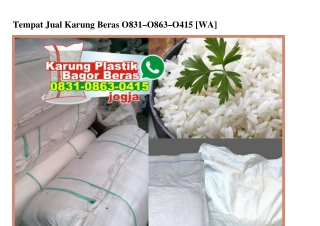 Tempat Jual Karung Beras Ö83I-Ö863-Ö4I5[wa]