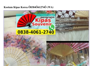 Kostum Kipas Korea O838.4O6I.274O[wa]