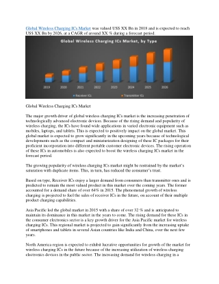 Global Wireless Charging ICs Market