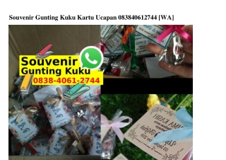 Souvenir Gunting Kuku Kartu Ucapan Ô838-4Ô61-2744[wa]