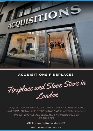 Fireplace and Stove Store in London