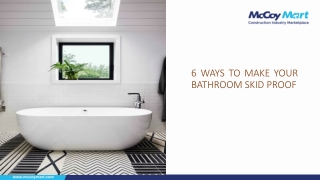 6 Ideas to make your Washroom flooring skid proof by Experts