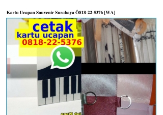 Kartu Ucapan Souvenir Surabaya Ö8I8_22_5376[wa]