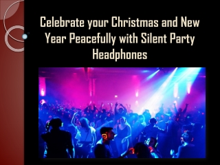 Silent Disco Headphones in Pune, Enjoy new year party all night