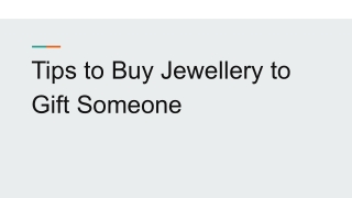 Tips to Buy Jewellery to Gift Someone