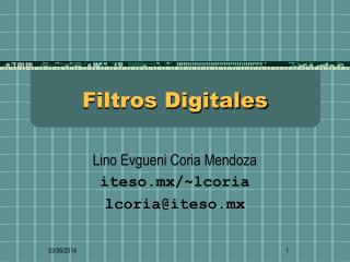 Filtros Digitales