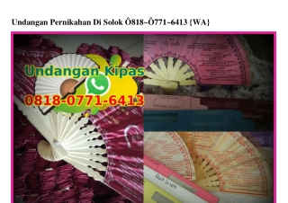 Undangan Pernikahan Di Solok O818•O771•6413[wa]