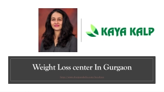 Weight Loss Center In Gurgaon