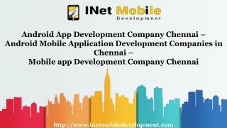 Mobile app Development Company Chennai