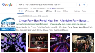 How to Find Cheap Party Bus Rental Prices Near Me