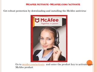 Download, Install and Activate McAfee Antivirus