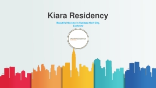 Kiara Residency- a well maintained residential society in Sushant Golf City, Lucknow
